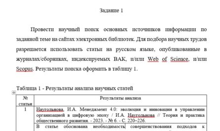 Основы научной деятельности